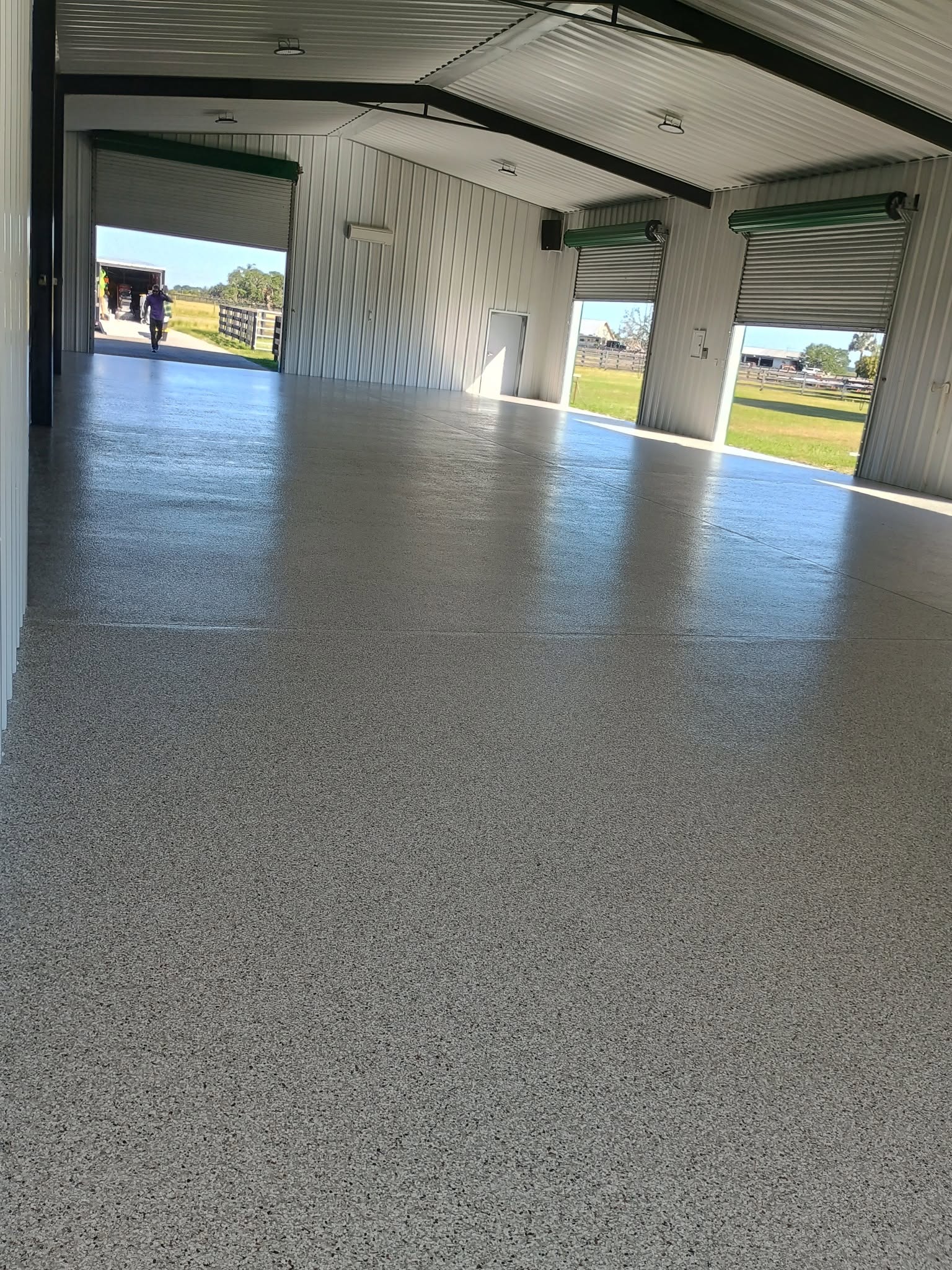 Epoxy Flake Installation