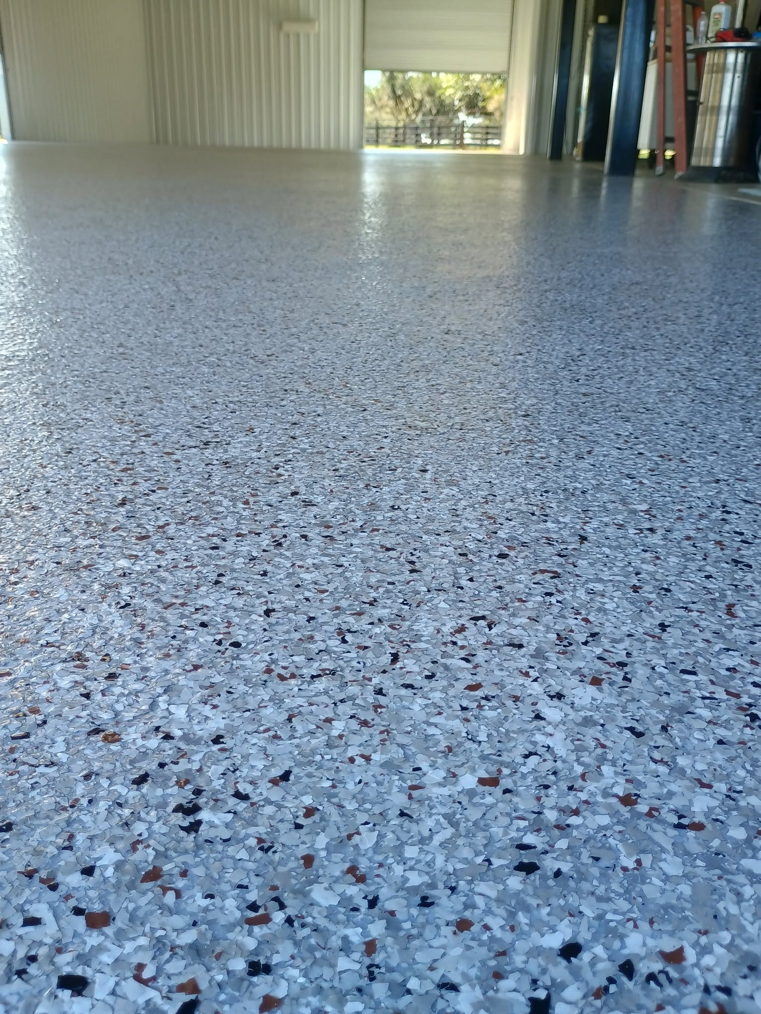 Epoxy Flake Finish