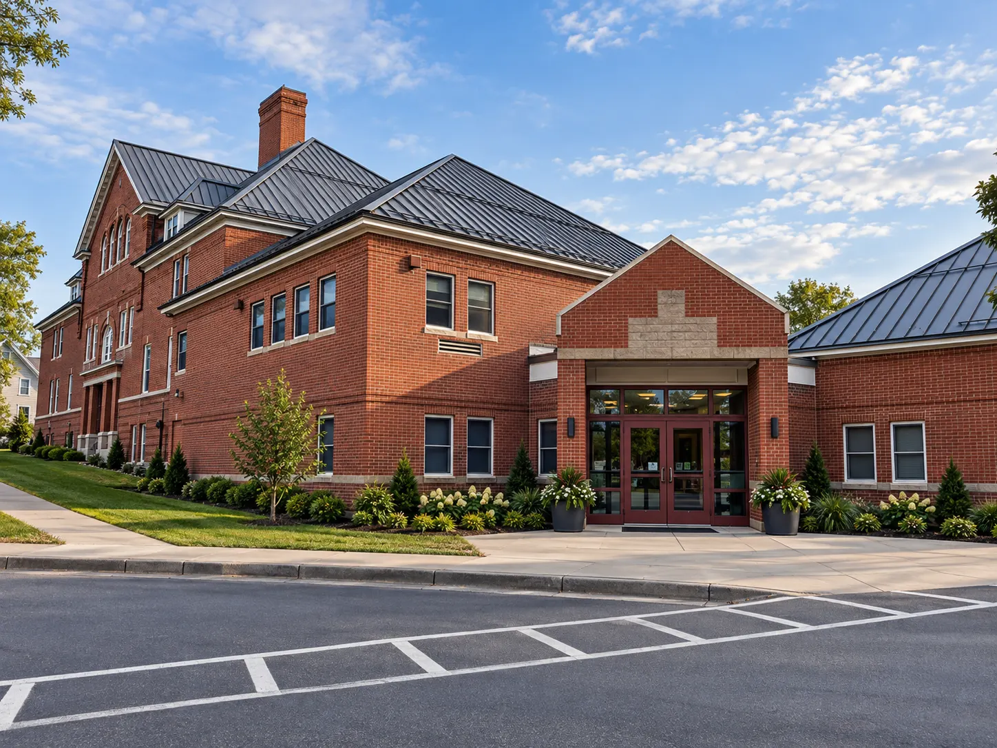 Commercial roof installation