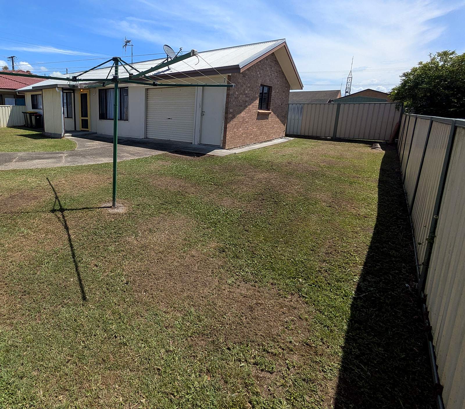 A NSW house with a large, flat rear yard and side access