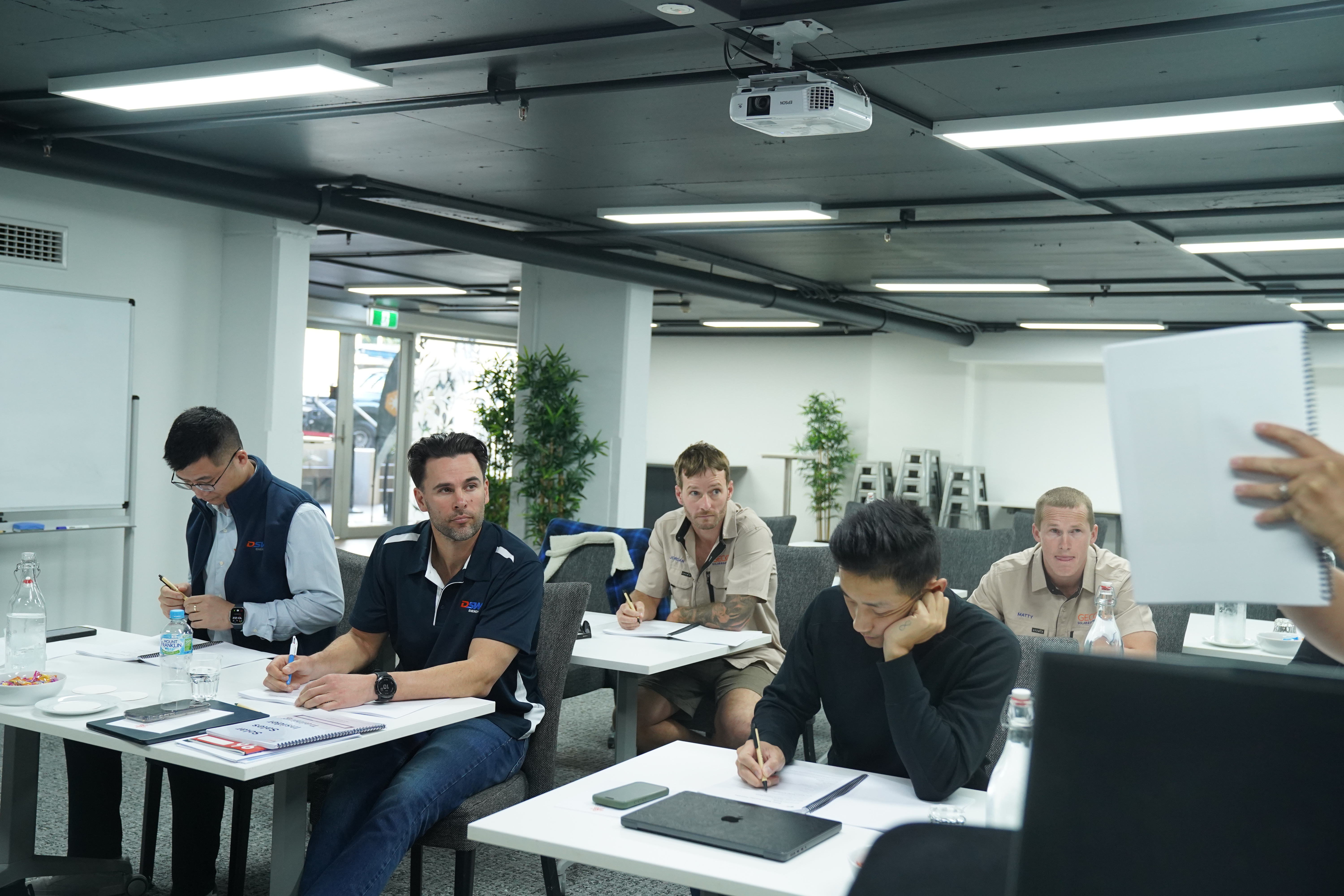Solar business owners at a Solar Sales Accelerator workshop