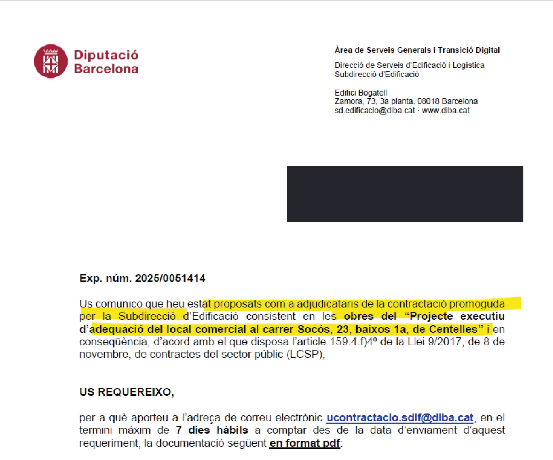 Adjudicación 9