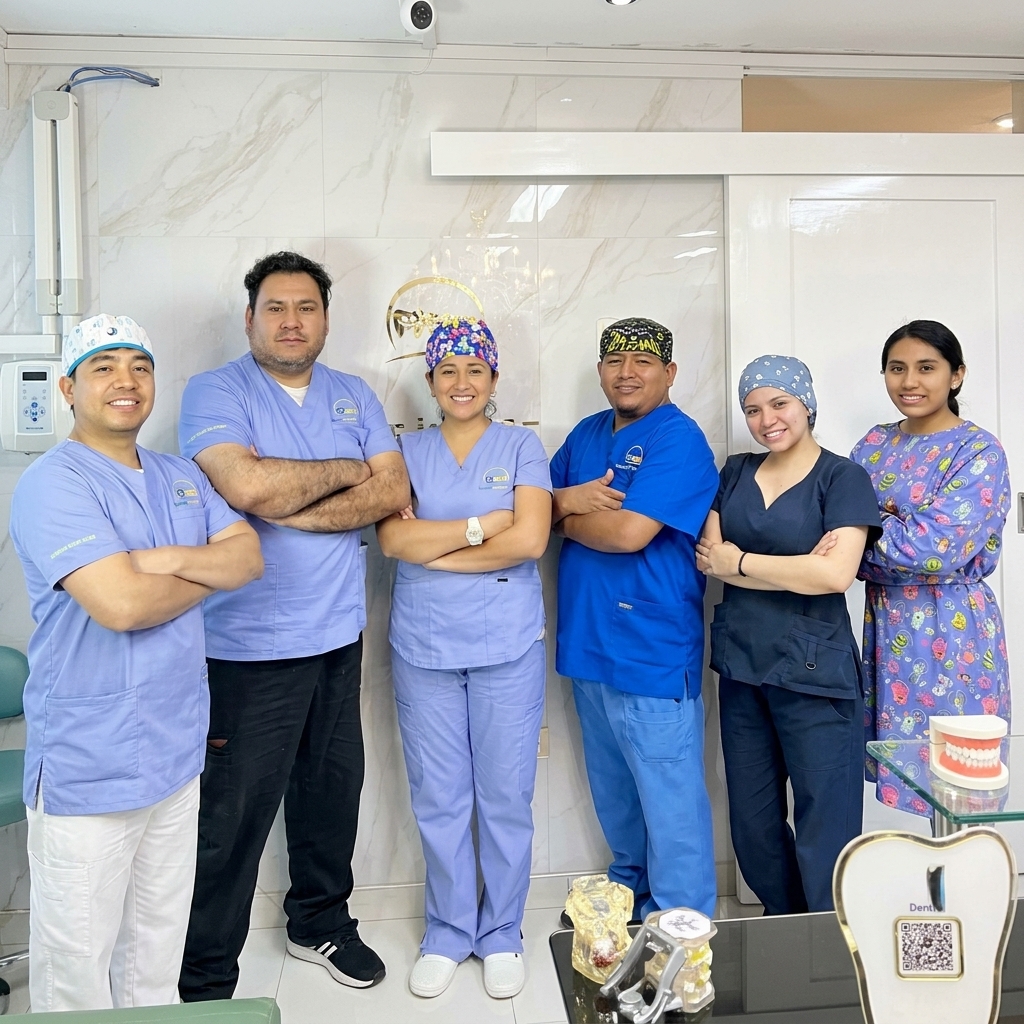 Equipo de Clínica Dental Pareja Feliz
