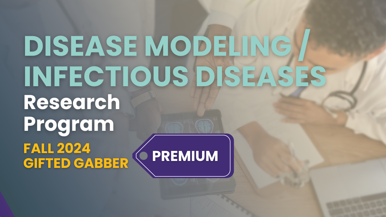 Students conducting disease modeling experiments in the Fall 2024 Disease Modeling Research Program