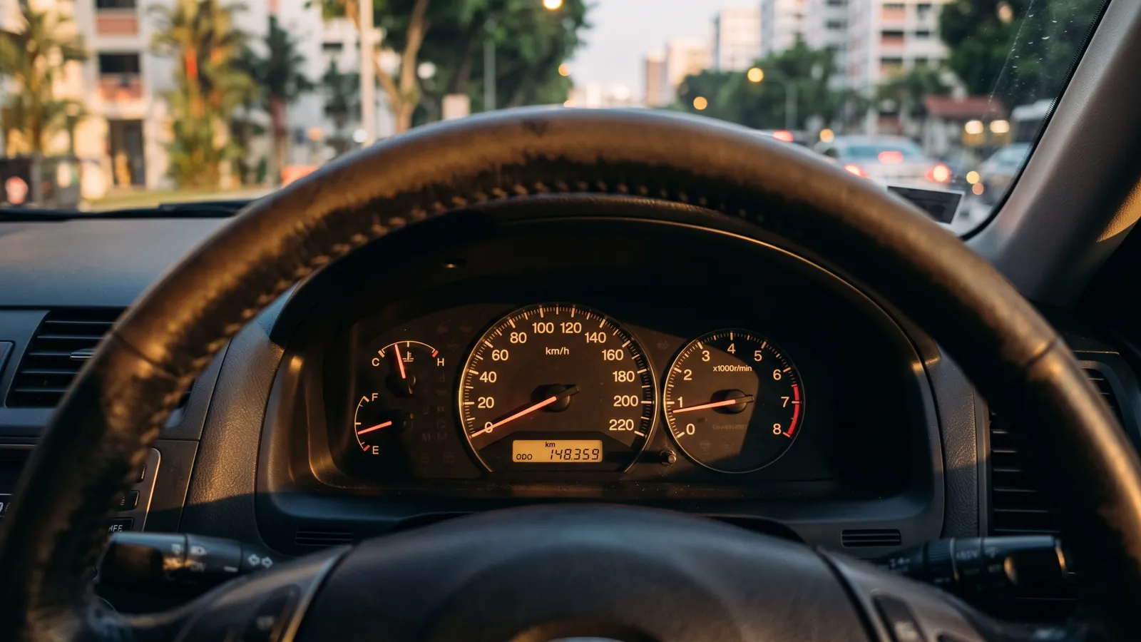 Ten years on the road. The renewal price is identical whether the odometer reads 60,000km or 160,000km — condi