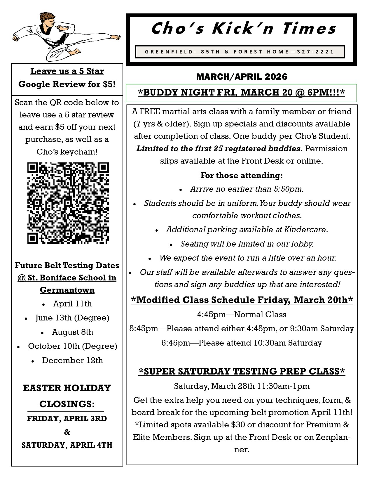 MARCH/APRIL 2026 NEWS