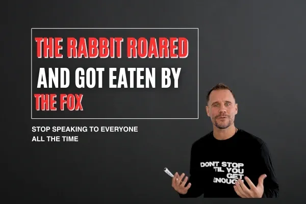 The Rabbit Roared & Got Eaten By The Fox