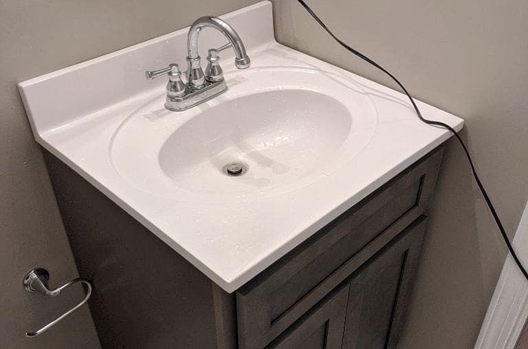 vanity & countertop insllation