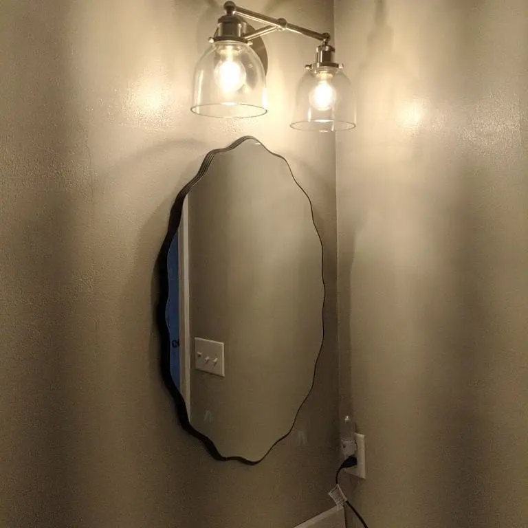 bathroom mirror
