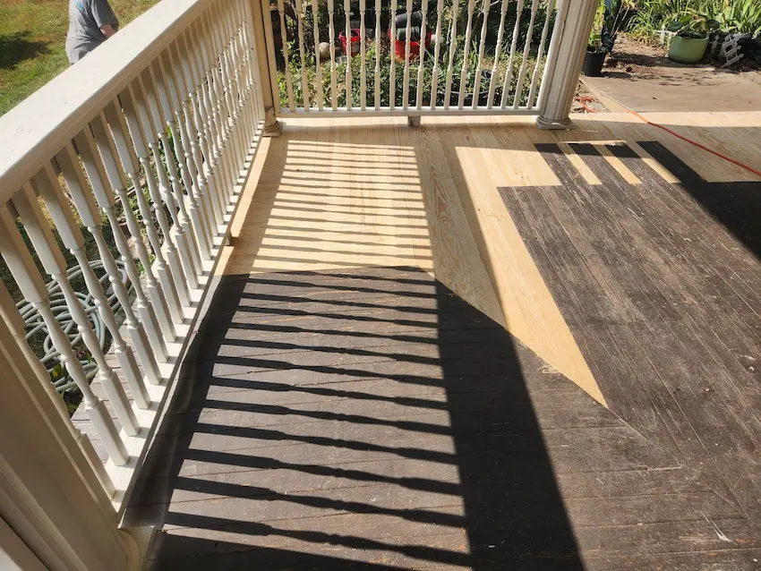 wood floor staining 2