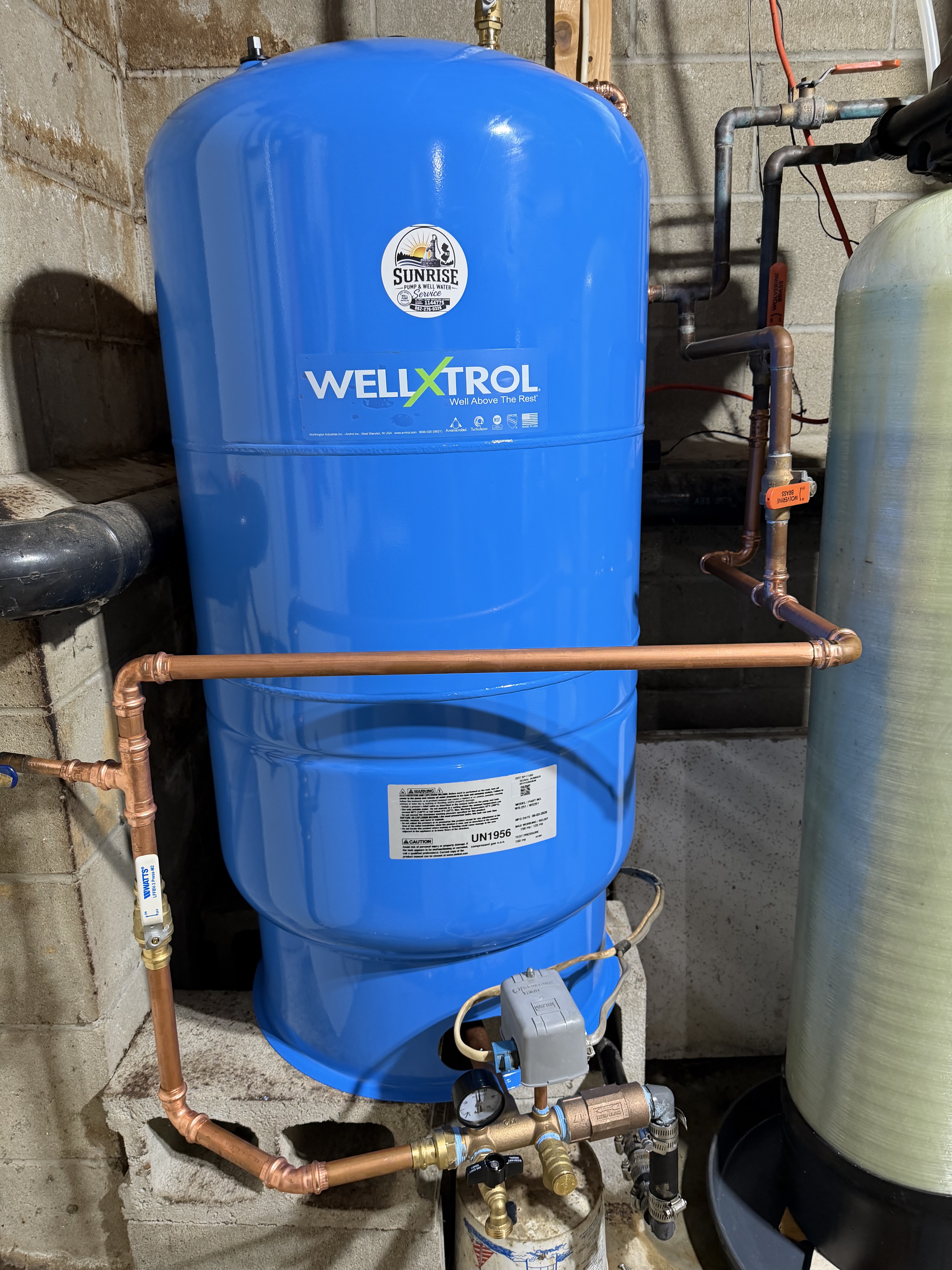 Pressure tank and T-package replacement in northwest NJ